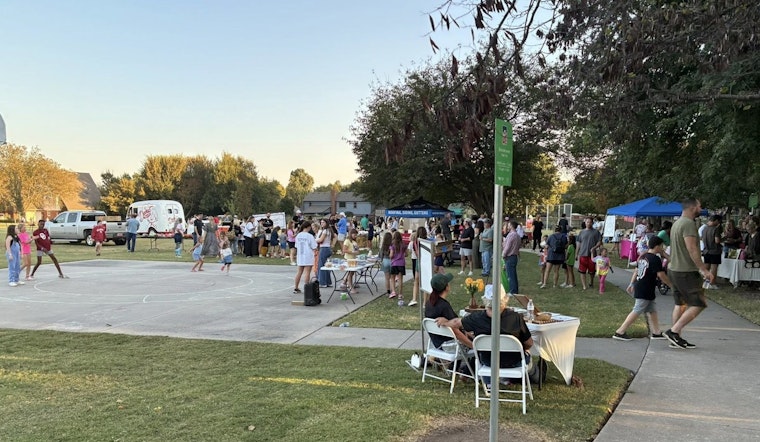 Norman Residents Celebrate Community Bonding and Safety at Brookhaven Park Event with Cleveland County Sheriff's Deputies