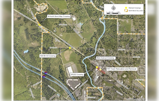 North Bend Embarks on Railway Crossing Upgrades; Expected Road Closures This Fall