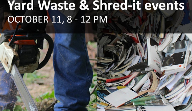 North Bend Hosts Free Yard Waste Recycling and Document Shredding Events This Saturday