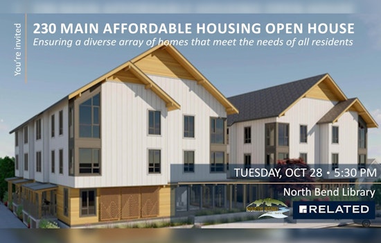 North Bend to Host Open House for 230 Main Affordable Housing Project on October 28