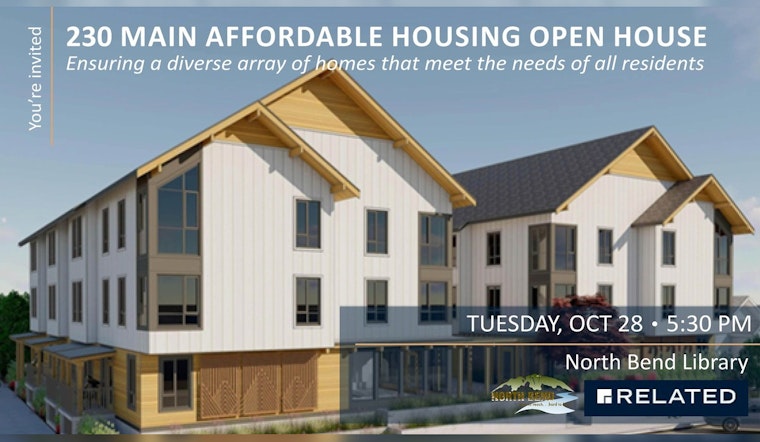 North Bend to Host Open House for 230 Main Affordable Housing Project on October 28