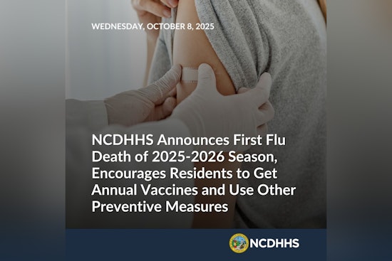 North Carolina Reports First Flu-Related Death of the Season as Health Officials Urge Vaccinations and Precautions