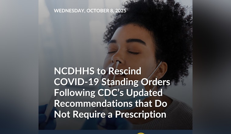North Carolina Streamlines COVID-19 Vaccine Access, Removes Prescription Requirement Following CDC Guidance