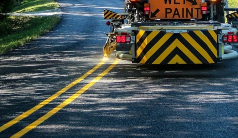North Ridgeville Launches Overnight Traffic Paint Striping to Refresh City Streets