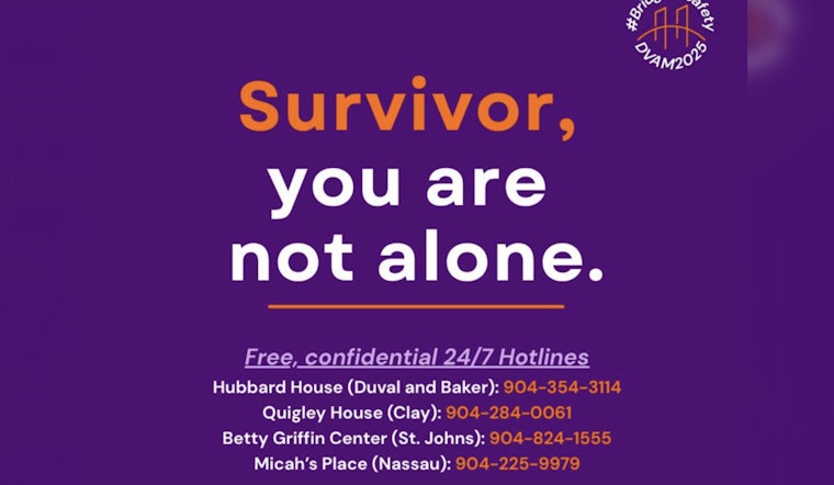 Northeast Florida Domestic Violence Centers Serve Over 7,200 Survivors, Clay County Sheriff's Office Highlights Support and Services