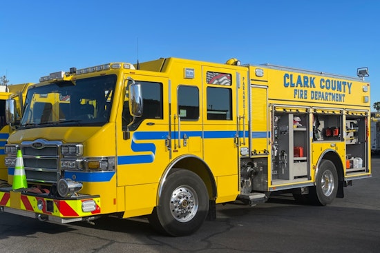 Northeast Las Vegas Firefighters Pull Dog From Apartment Blaze