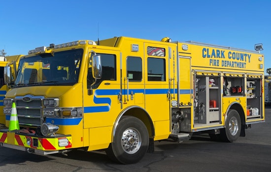 Northeast Las Vegas Firefighters Pull Dog From Apartment Blaze