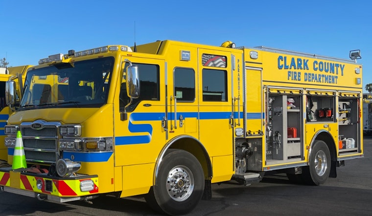 Northeast Las Vegas Firefighters Pull Dog From Apartment Blaze