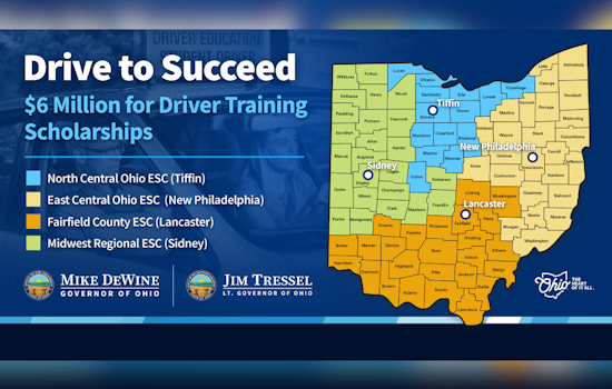 Ohio Governor DeWine Announces $6 Million for Youth Driver Training Scholarships During National Teen Driver Safety Week