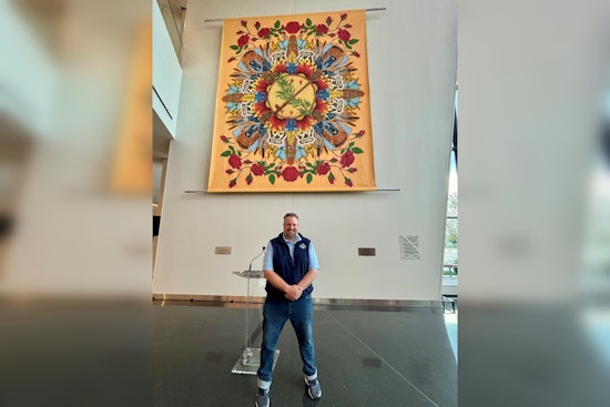 Oklahoma City Convention Center Greets Visitors with Welcoming "Howdy" Mural by Local Artist Nick Bayer