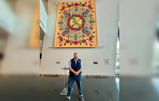 Oklahoma City Convention Center Greets Visitors with Welcoming "Howdy" Mural by Local Artist Nick Bayer