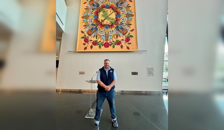 Oklahoma City Convention Center Greets Visitors with Welcoming "Howdy" Mural by Local Artist Nick Bayer
