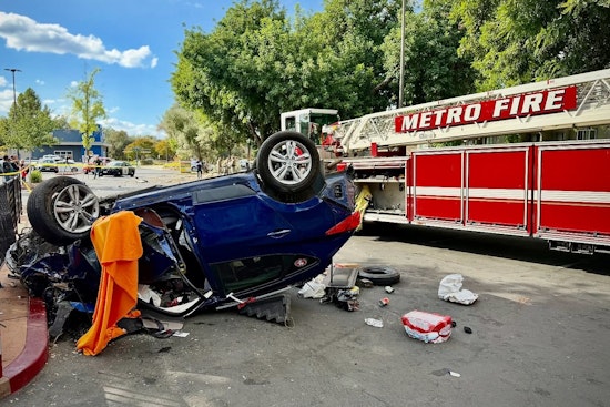 One Dead, Two Hospitalized After Vehicle Overturns at Sacramento Shopping Complex as CHP Investigates