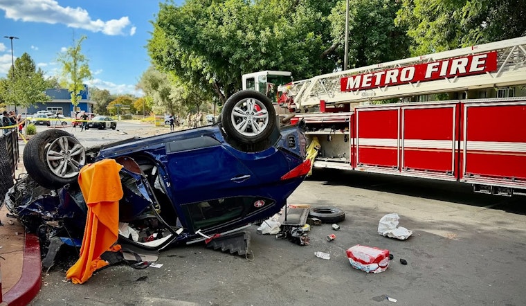 One Dead, Two Hospitalized After Vehicle Overturns at Sacramento Shopping Complex as CHP Investigates