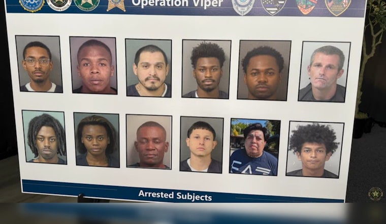 "Operation Viper" Nets 48 Arrests, Seizes Firearms and Drugs in South Florida Multi-Agency Crackdown