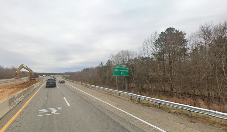Orange County Alert, I-40 East Exit 261 Off-Ramp Closed for Three Weeks Starting Tonight