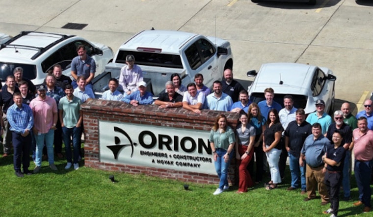 Orion Engineers + Constructors to Relocate Headquarters to Baton Rouge, Bringing 50 High-Paying Jobs and $5 Million Investment