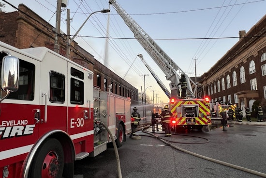 Over 60 Firefighters Tackle Major Blaze at Vacant Cleveland Building on E. 105th Street