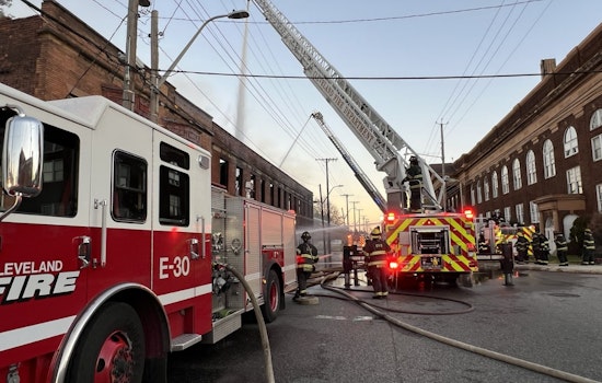 Over 60 Firefighters Tackle Major Blaze at Vacant Cleveland Building on E. 105th Street