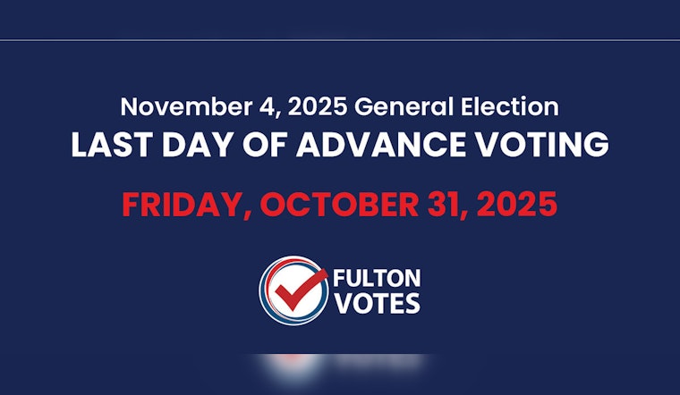 Over 63,000 Fulton County Residents Cast Early Votes Ahead of Public Service Commissioner and Municipal Elections