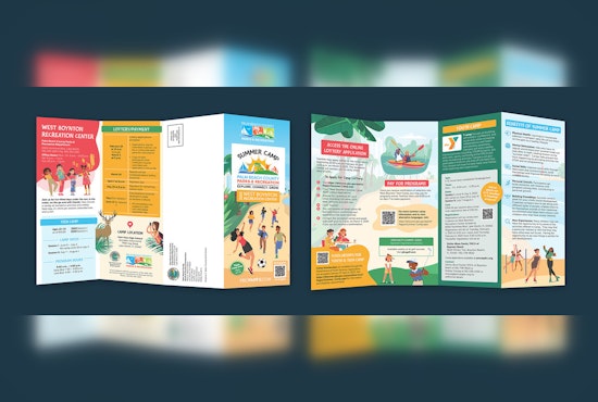 Palm Beach County Parks and Recreation Garners National GDUSA Health + Wellness Design Award for Summer Camp Brochure