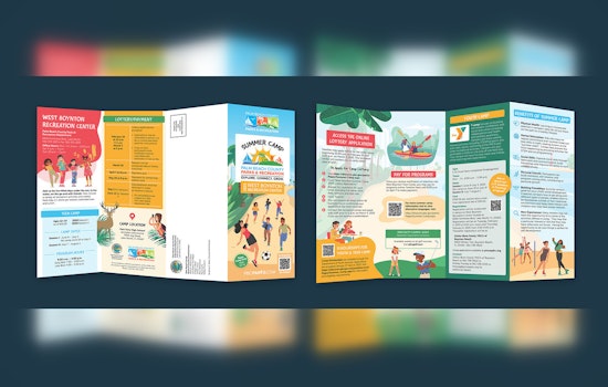 Palm Beach County Parks and Recreation Garners National GDUSA Health + Wellness Design Award for Summer Camp Brochure