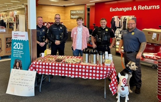Parma K9 Rosco and Sgt. Burkhart Cultivate Community Ties at Local "Coffee with a Cop" and School "Meet and Greet"
