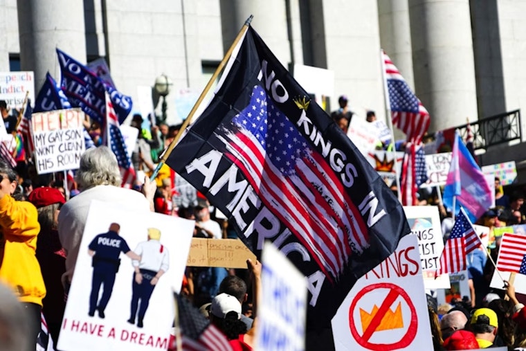 Peaceful 'No Kings' Rally Draws Over 1,500 Advocates in Downtown Knoxville Amidst Minor Hit-and-Run Incident
