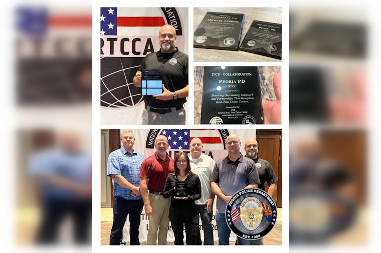 Peoria Police Department's Real Time Crime Center Honored at National Conference in Atlanta