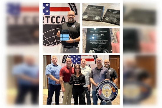 Peoria Police Department's Real Time Crime Center Honored at National Conference in Atlanta