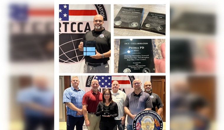 Peoria Police Department's Real Time Crime Center Honored at National Conference in Atlanta