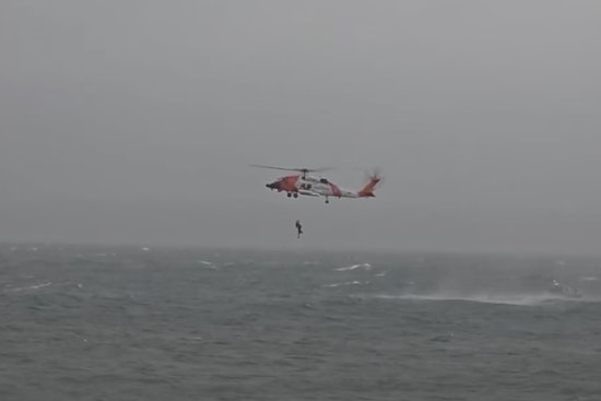 Person Rescued from Turbulent Waters Off Martha's Vineyard During Nor'easter