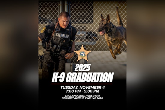Pinellas County Sheriff's Office Celebrates New K-9 Teams with Public Graduation Event at England Brothers Park