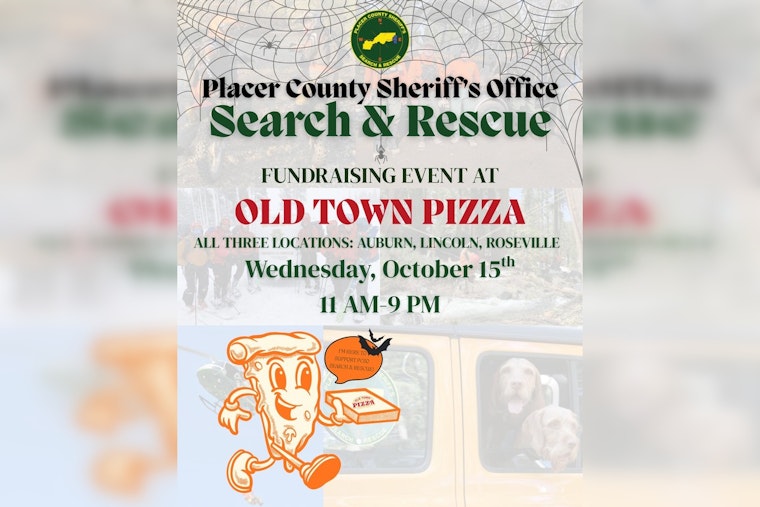 Placer County Residents Can Support Local Search and Rescue Team with Pizza Fundraiser in Auburn, Lincoln, and Roseville