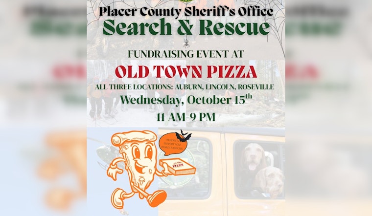 Placer County Residents Can Support Local Search and Rescue Team with Pizza Fundraiser in Auburn, Lincoln, and Roseville
