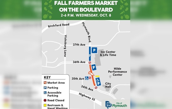 Plymouth Boulevard to Close for Fall Farmers Market: Plan Your Route and Find Fresh Local Offerings