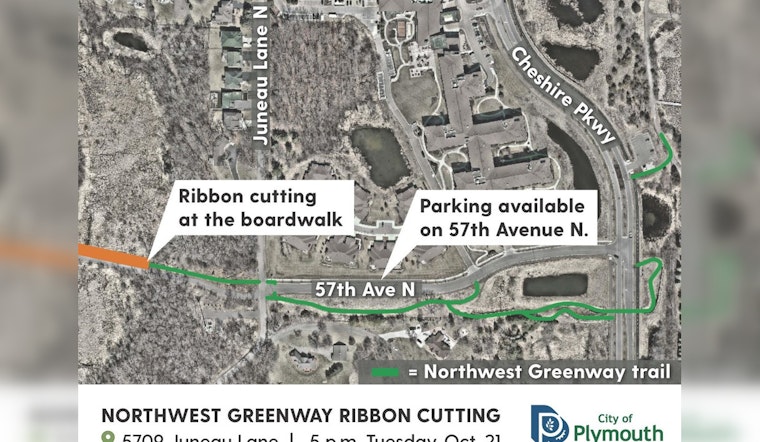 Plymouth Celebrates Completion of Northwest Greenway Project with Ribbon-Cutting Event on October 21
