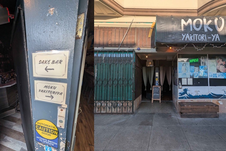 SF Yakitori Spot with Cult Following 'Moku' Quietly Opens Hidden Sake Speakeasy Next Door in Inner Richmond