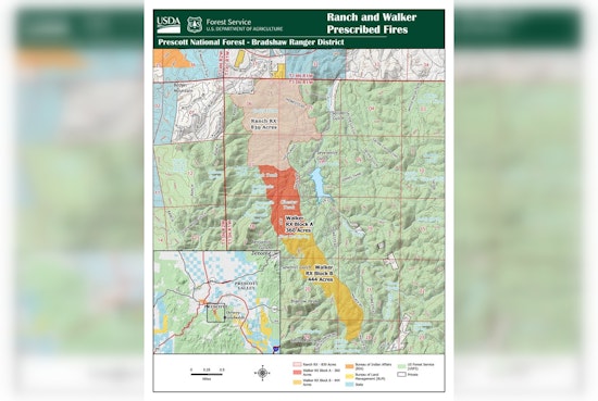 Prescott National Forest to Commence Controlled Burns Near Walker Rd. on October 26