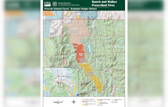 Prescott National Forest to Commence Controlled Burns Near Walker Rd. on October 26