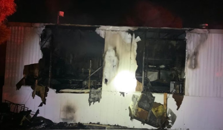Rapid Response by Clark County Fire Department Quells Blaze in Las Vegas Mobile Home Park