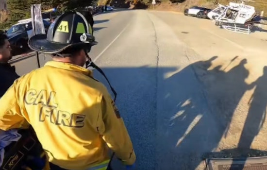 Rescue at Gray Whale Cove: Multi-Agency Effort Saves Person after Cliff Fall, Evacuated to Stanford Medical Center