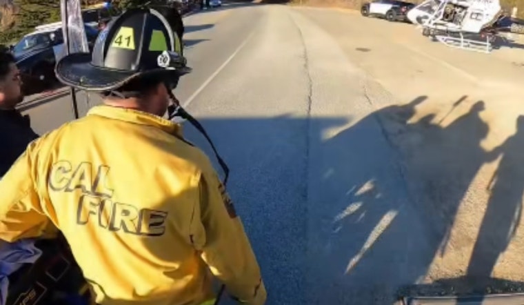 Rescue at Gray Whale Cove: Multi-Agency Effort Saves Person after Cliff Fall, Evacuated to Stanford Medical Center