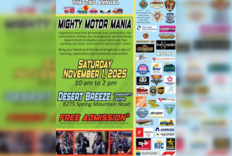 Rev Up for Fun as 2nd Annual Mighty Motor Mania Returns to Las Vegas for Families and Car Enthusiasts