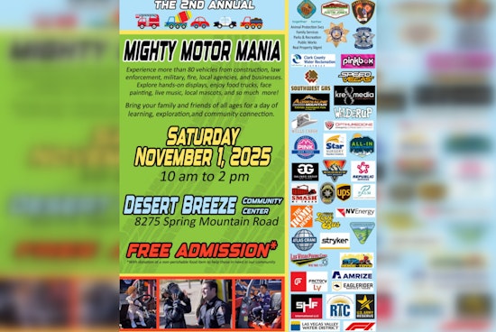 Rev Up for Fun as 2nd Annual Mighty Motor Mania Returns to Las Vegas for Families and Car Enthusiasts