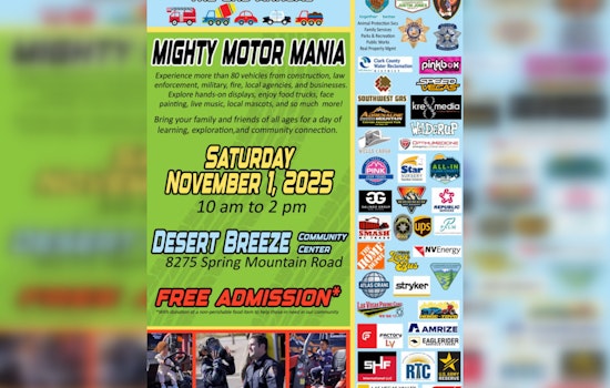 Rev Up for Fun as 2nd Annual Mighty Motor Mania Returns to Las Vegas for Families and Car Enthusiasts