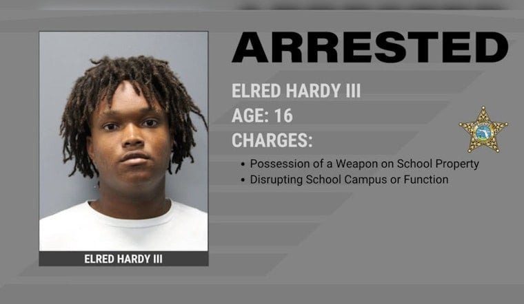 Riverview High School Student Charged for Possessing Blade on Campus Amid Safety Concerns