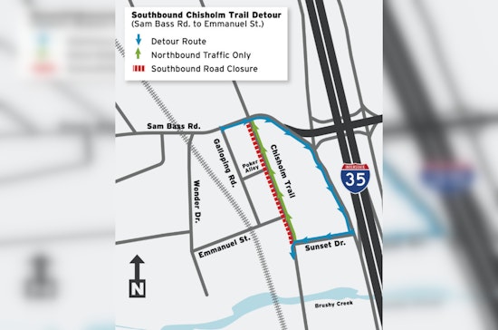 Road Detour on Chisholm Trail Road Announced in Round Rock Due to Unexpected Utility Find