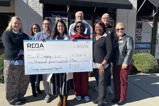 Rolesville RDDA Awards Inaugural Grant for Downtown Business Façade Enhancement