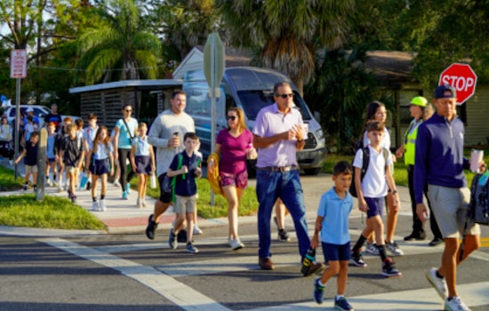 Roosevelt Elementary Celebrates 100 Years with 10th Annual Walk to School Day in Tampa